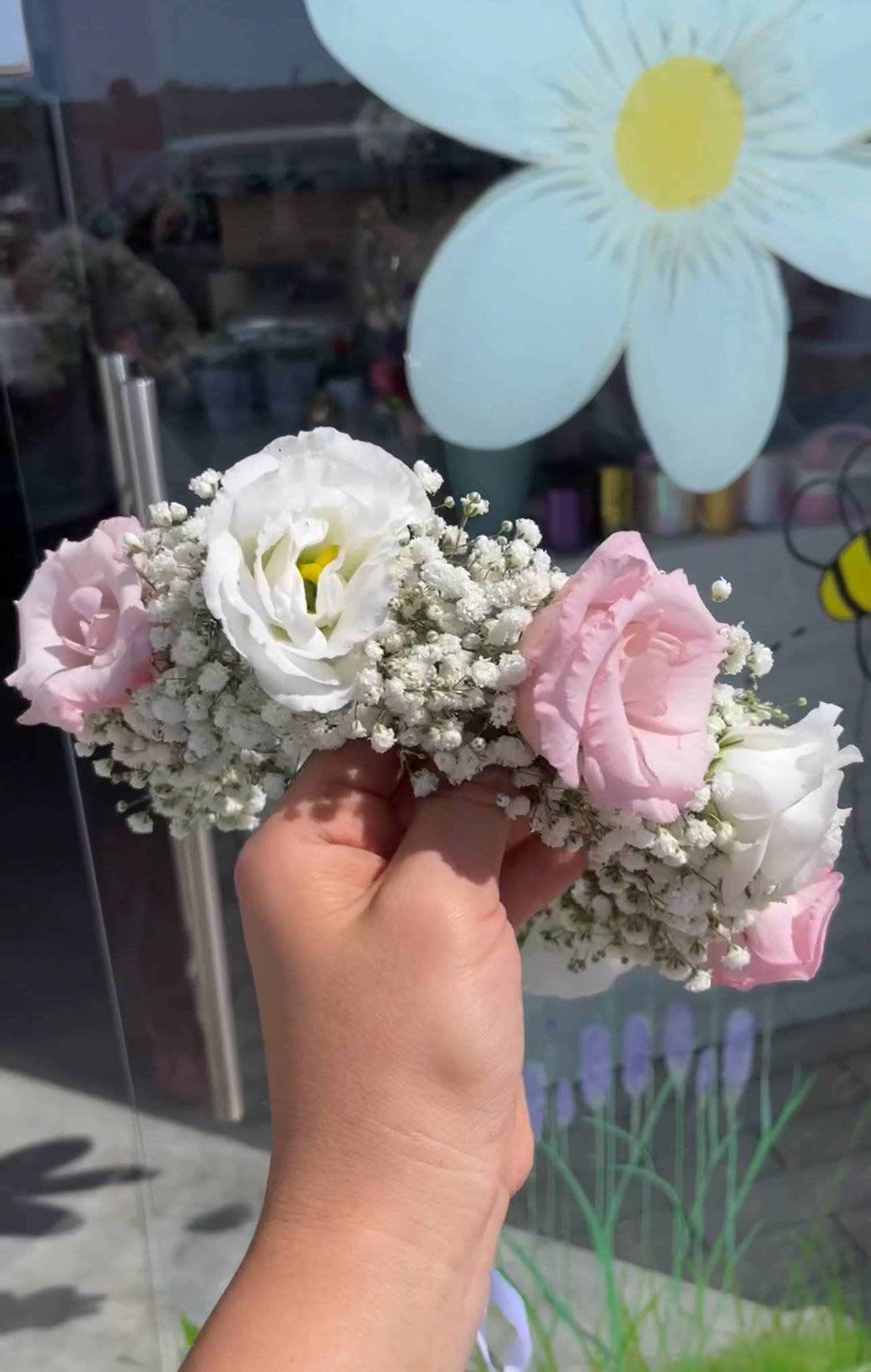 Lisianthus Head Wreath